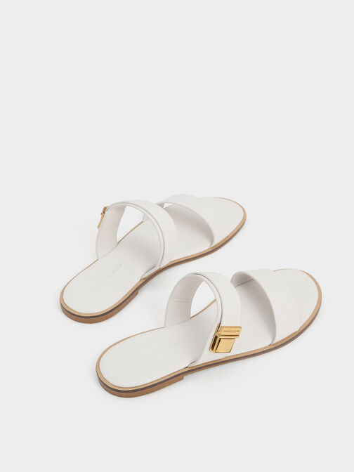 Dove Double-Strap Sandals, Chalk, hi-res