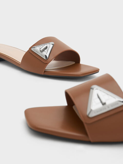 Trice Metallic Accent Slide Sandals, , hi-res