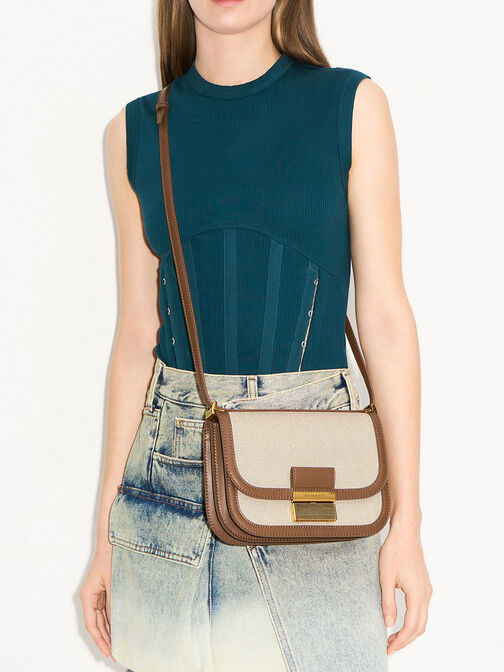 Charlot Canvas Crossbody Bag, , hi-res