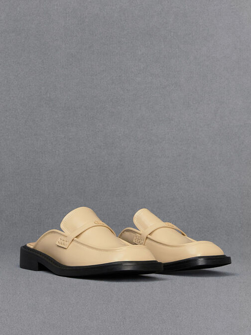 Tahlia Leather Loafer Mules, , hi-res