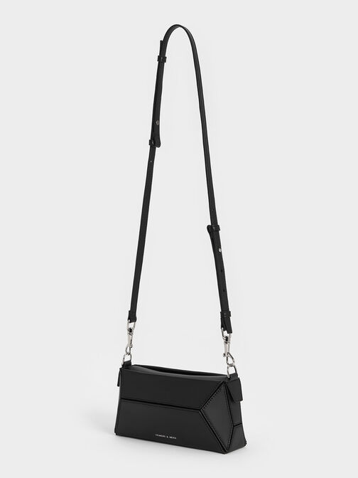 Nasrin Geometric Chain-Handle Shoulder Bag, , hi-res