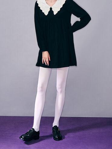 Buckled-Strap Loafers, Black Boxed, hi-res