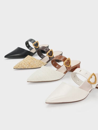 Sepphe Cut-Out Heeled Mules, , hi-res