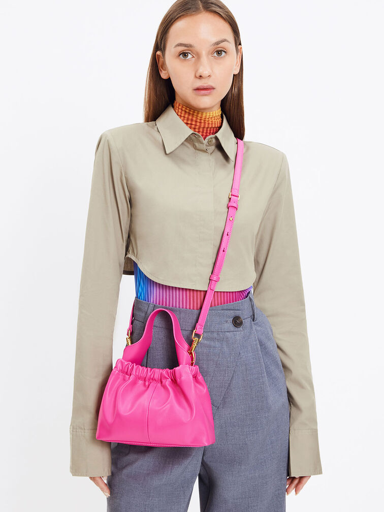 Ally Ruched Slouchy Bag, , hi-res