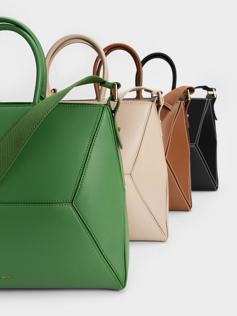 Nasrin Geometric Tote Bag, , hi-res