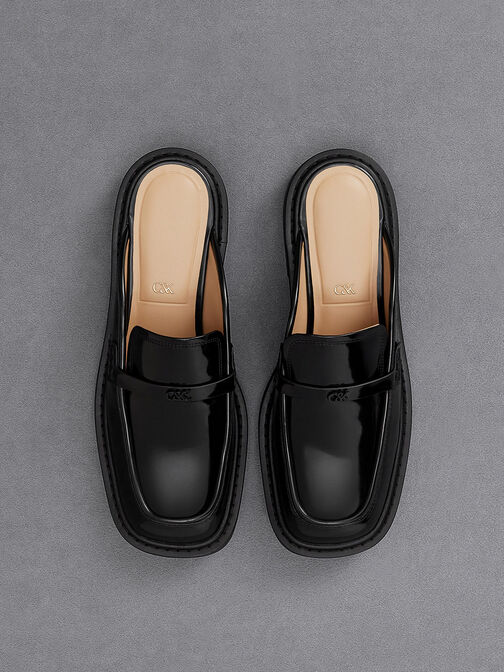 Tahlia Leather Loafer Mules, , hi-res