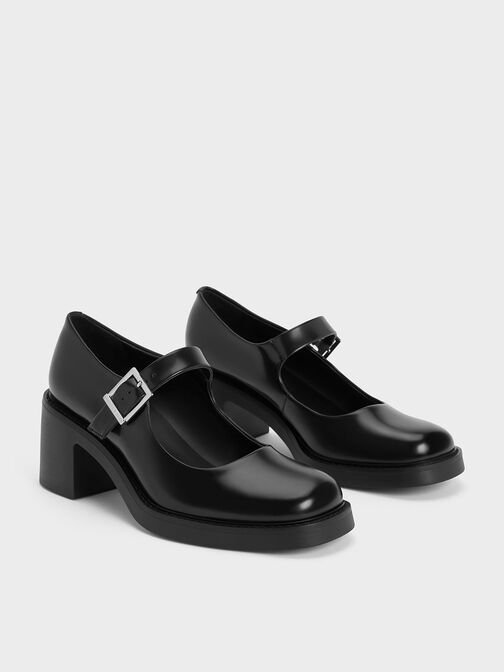 Hester Mary Jane Block-Heel Pumps, , hi-res