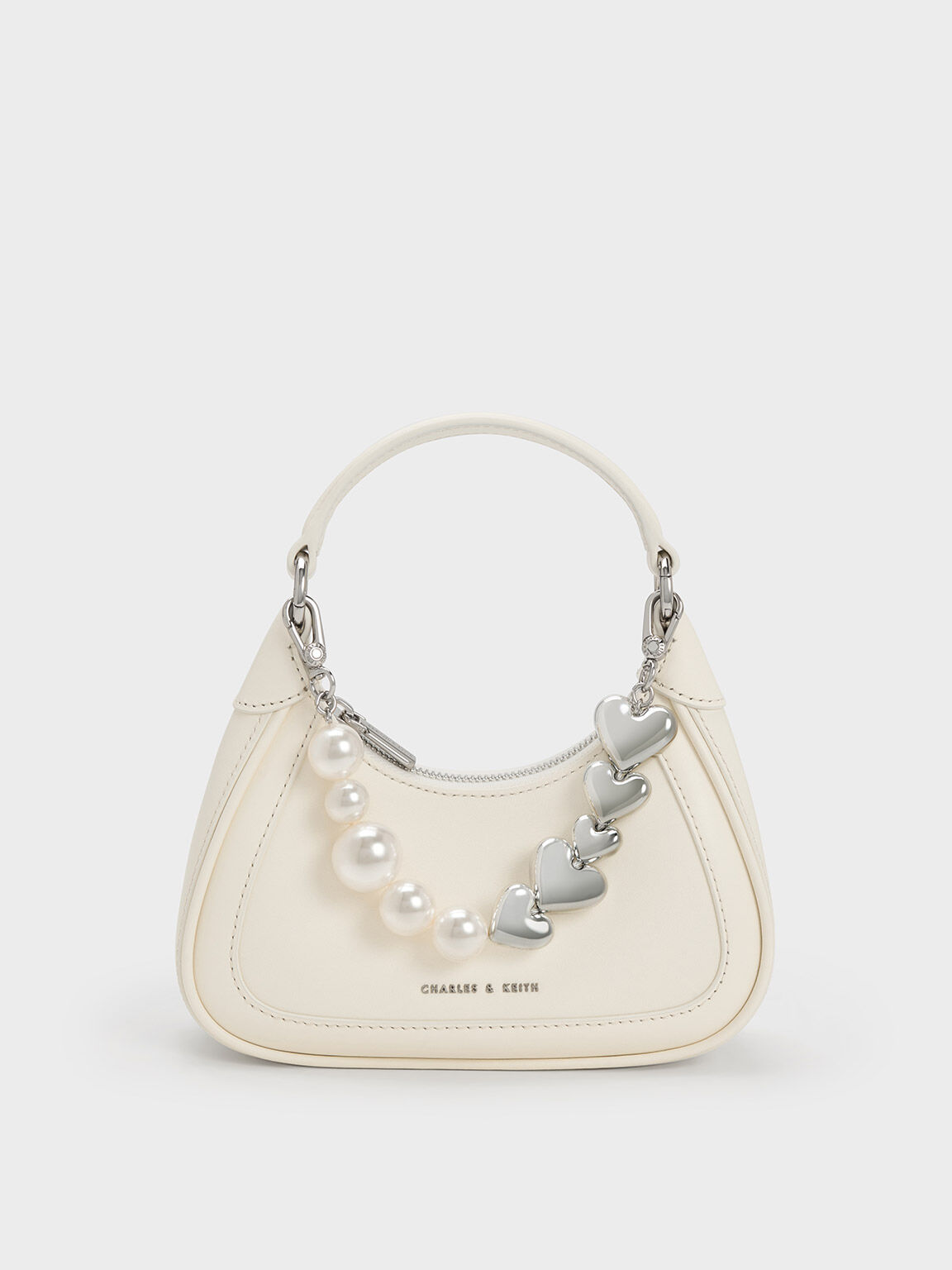 กระเป๋าโฮโบ Cream Gift Set Mini Hobo Bag CHARLES & KEITH TH
