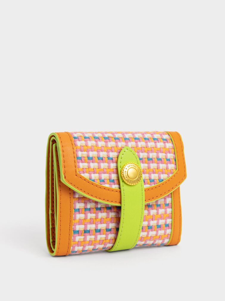 Este Belted Tweed Small Wallet, , hi-res
