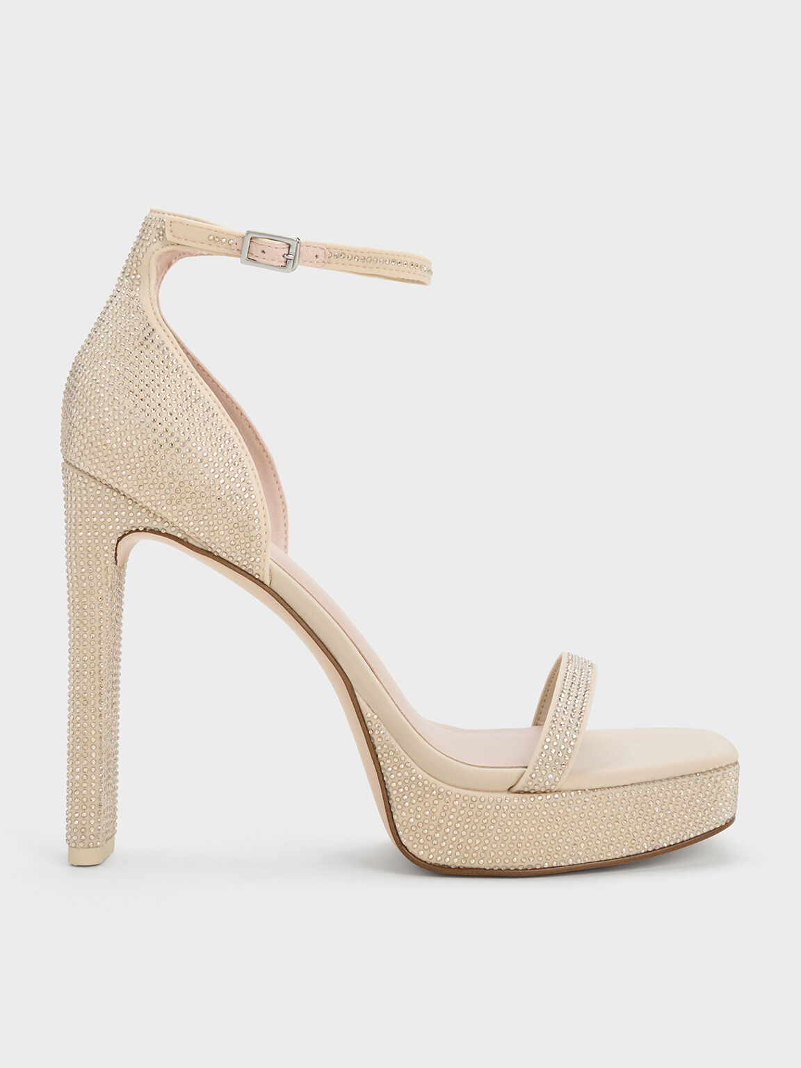 Nude platform sandals hotsell