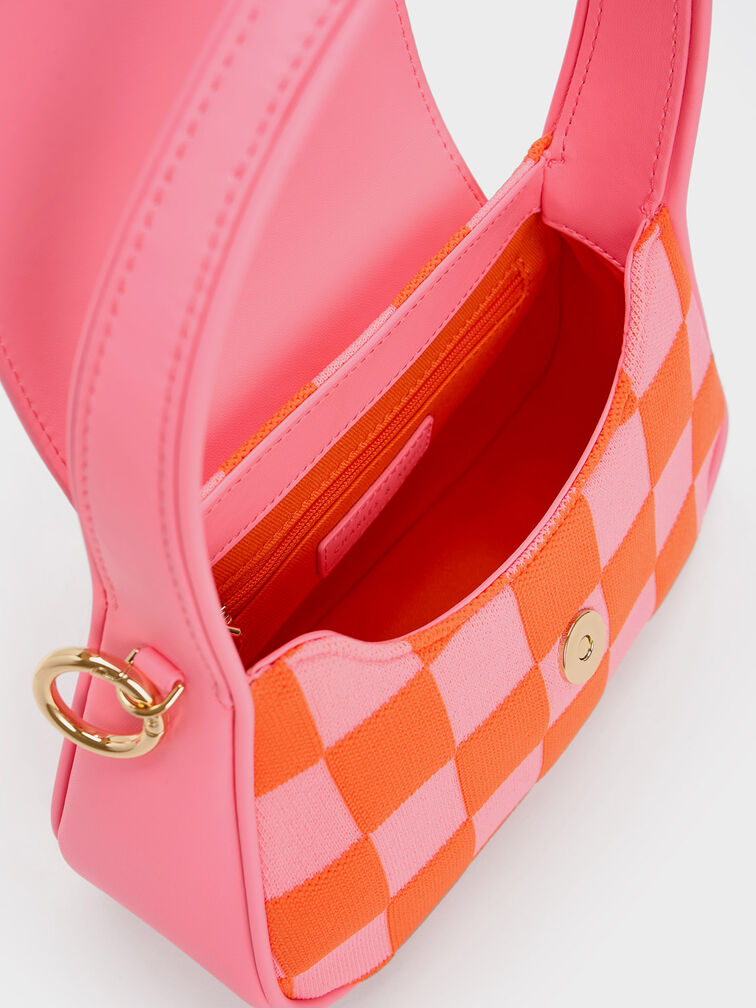 Shiloh Checkerboard Top Handle Bag, , hi-res
