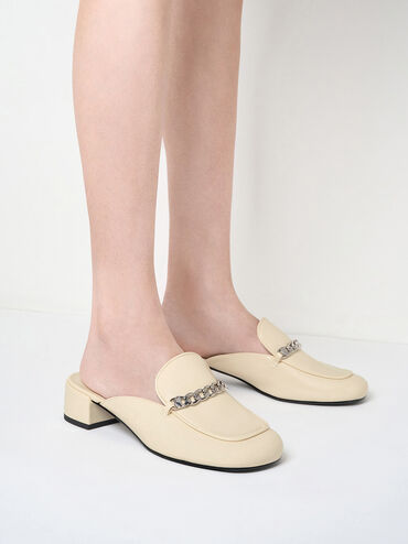Chain-Link Mules, Chalk, hi-res