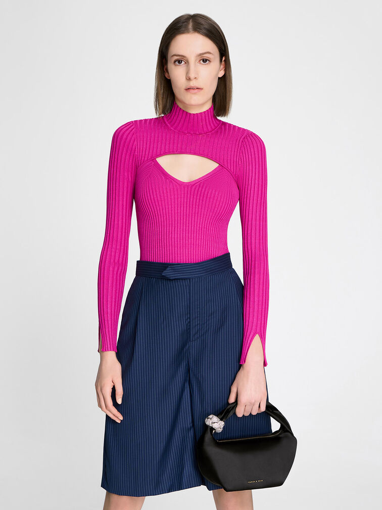Embellished Satin Shoulder Bag, , hi-res