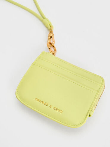 Koa Square Card Holder, สีบัตเตอร์, hi-res