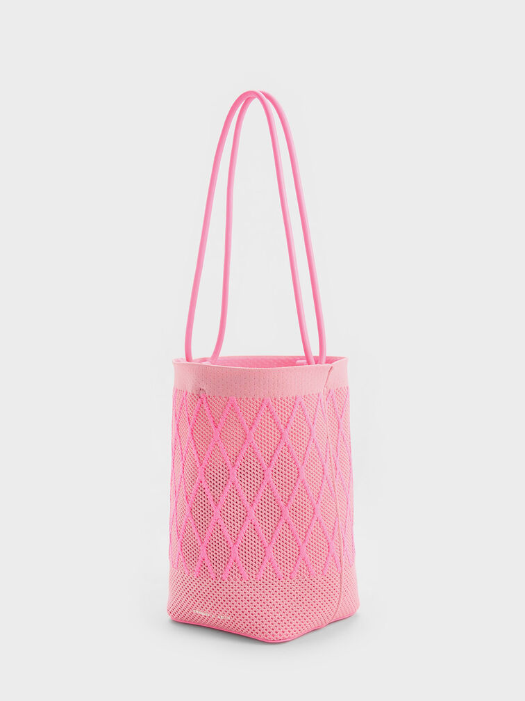 Genoa Knitted Drawstring Bag, , hi-res