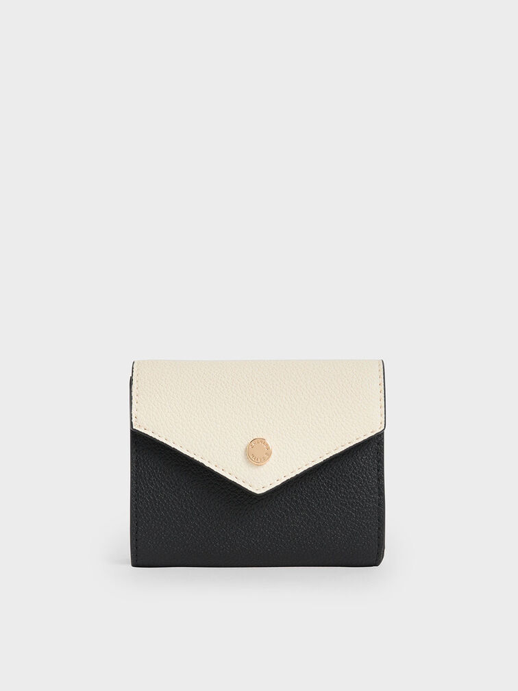 Two-Tone Short Envelope Wallet, , hi-res