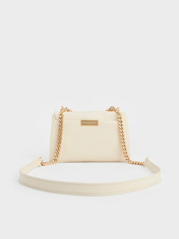 Mini Kerry Chain-Handle Crossbody Bag, Cream, hi-res