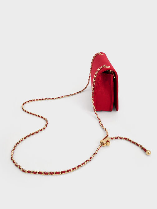 Jacquard Mini Bag, Crimson Red, hi-res