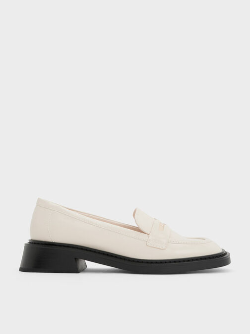 Metallic Penny Tab Loafers, , hi-res