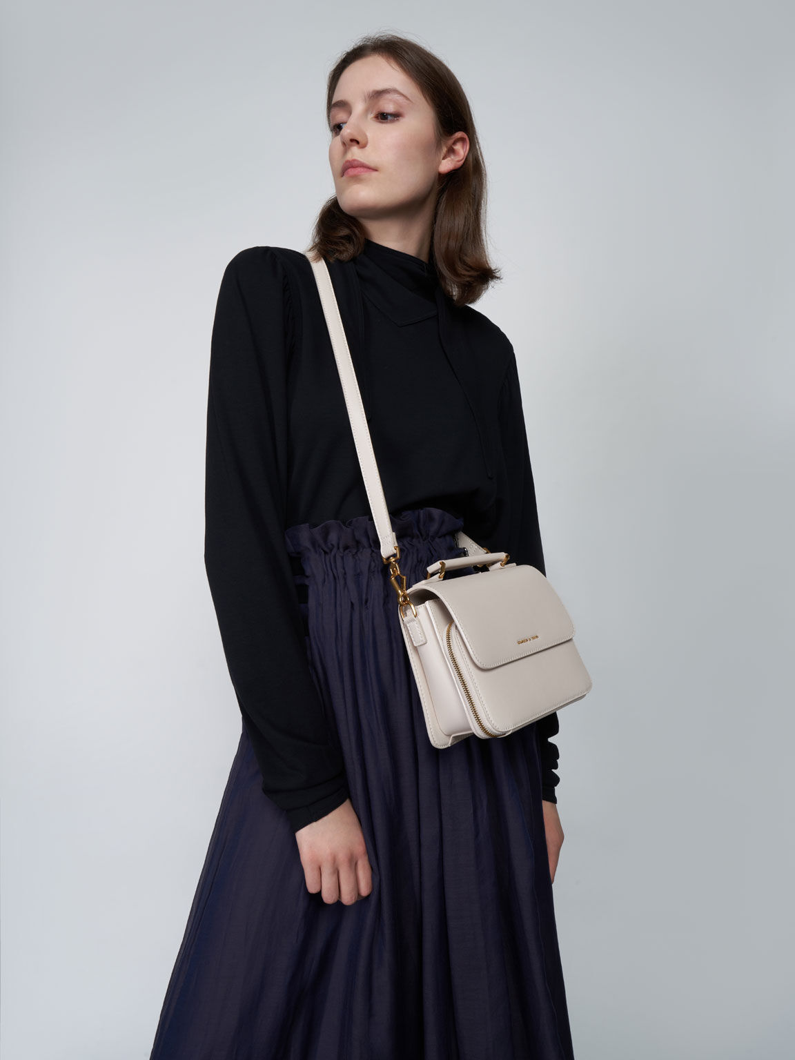 Charles & keith top handle bag deals