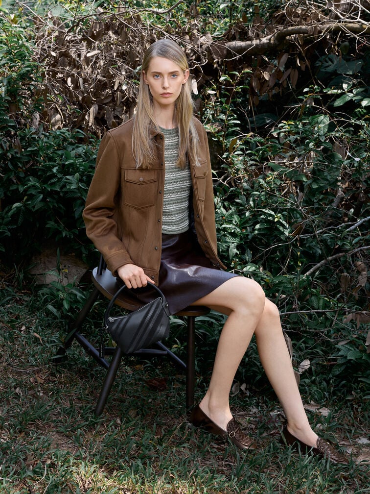 Zeya Top Handle Bag, Noir, hi-res