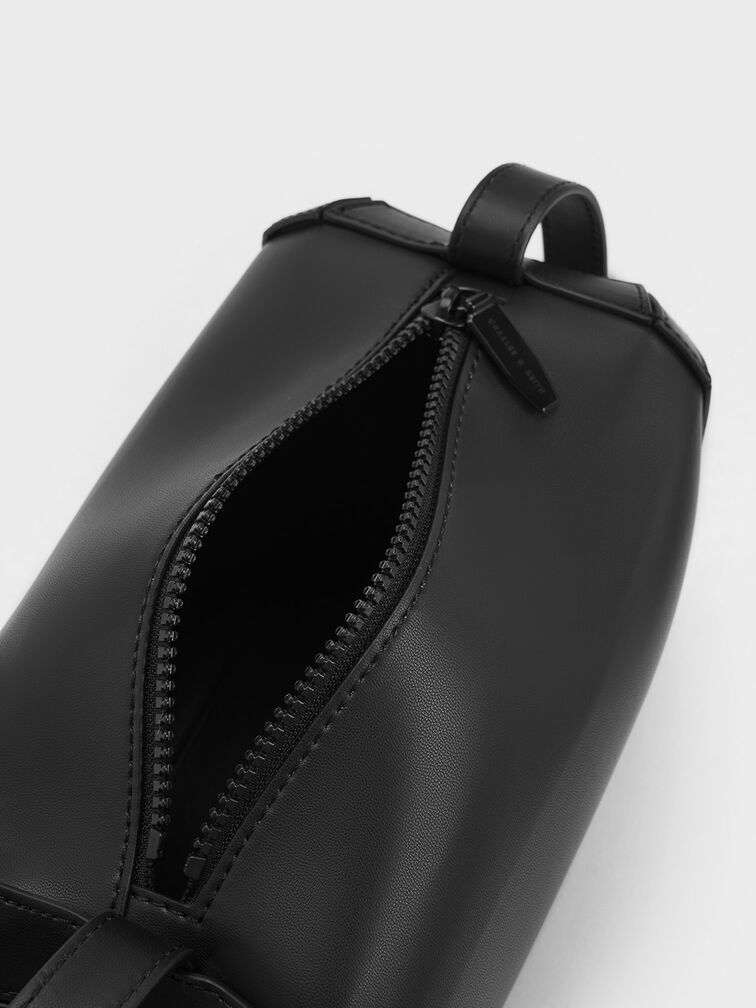 Geometric Boxy Shoulder Bag, , hi-res