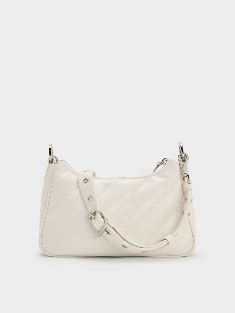 Philomena Chain-Strap Crossbody Bag, Cream, hi-res