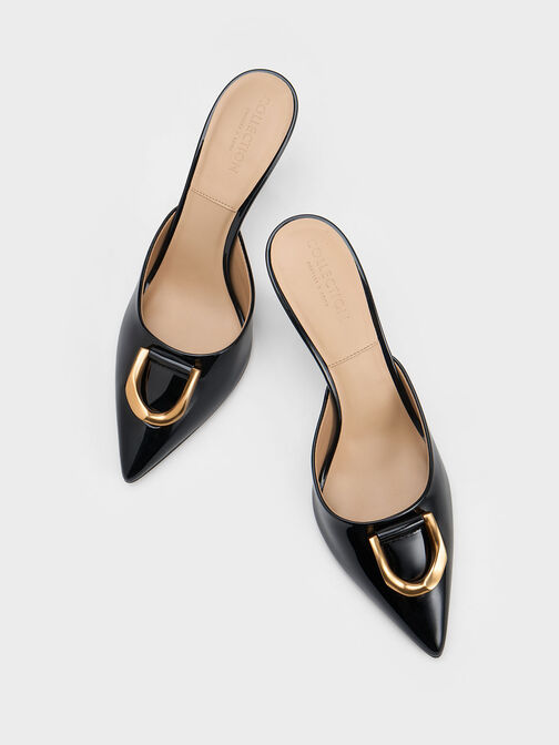 Gabine Patent Leather Mules, , hi-res