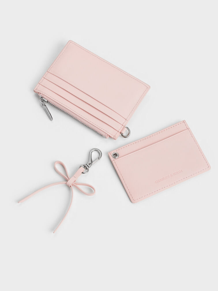กระเป๋าใส่บัตรประดับโบรุ่น Hazel, สีซอฟต์พิงค์, hi-res