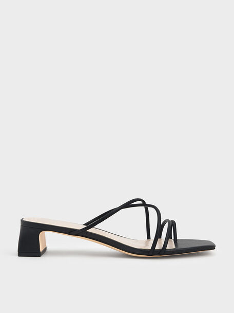 Strappy Toe Ring Sandals, , hi-res