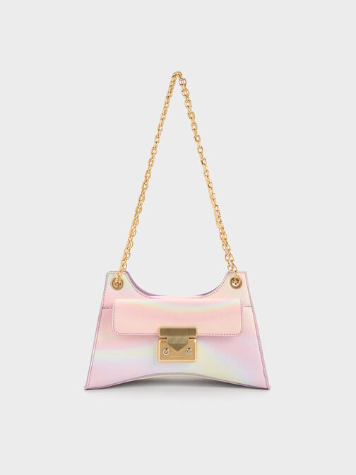 Eudora Swirl-Print Sculptural Bag, , hi-res