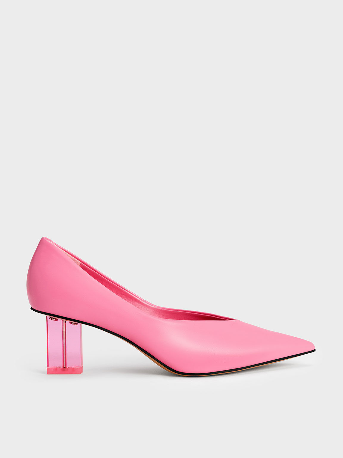 Charles and keith pink heels outlet