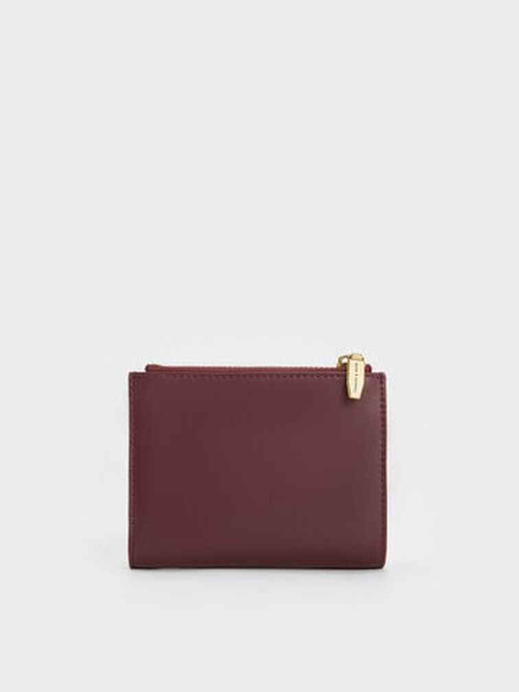 Harmonee Top Zip Small Wallet, Mulberry Plum, hi-res