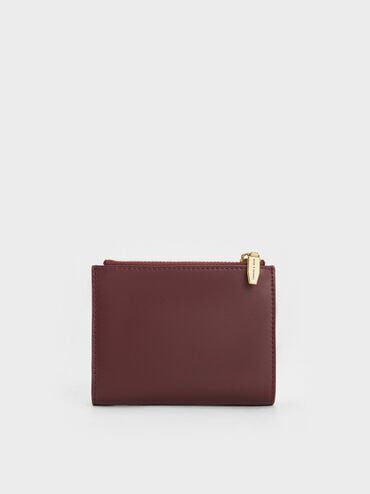 Harmonee Top Zip Small Wallet, Mulberry Plum, hi-res