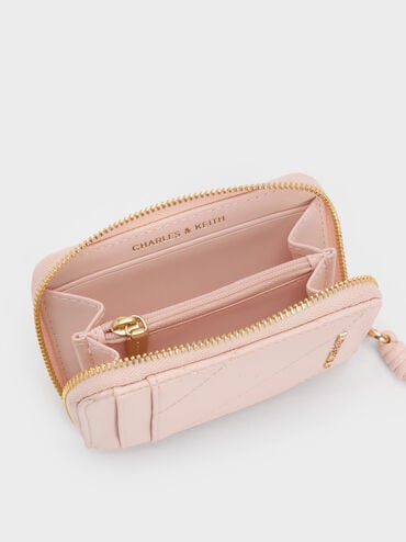 Apfra Quilted Wristlet, Pink, hi-res