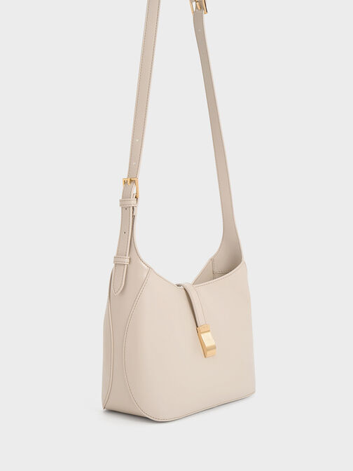 Wisteria Belted Shoulder Bag, Oat, hi-res