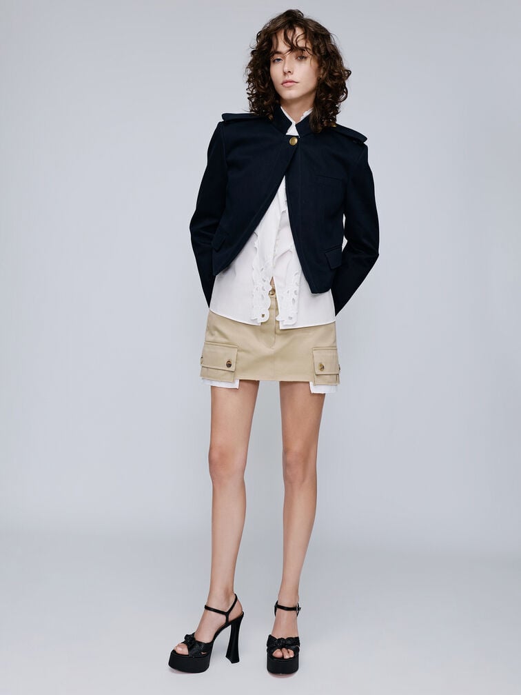 รองเท้าส้นสูงแพลตฟอร์มประดับคริสตัลรุ่น Jayce, สีแบล็คเท็กซ์เจอร์, hi-res