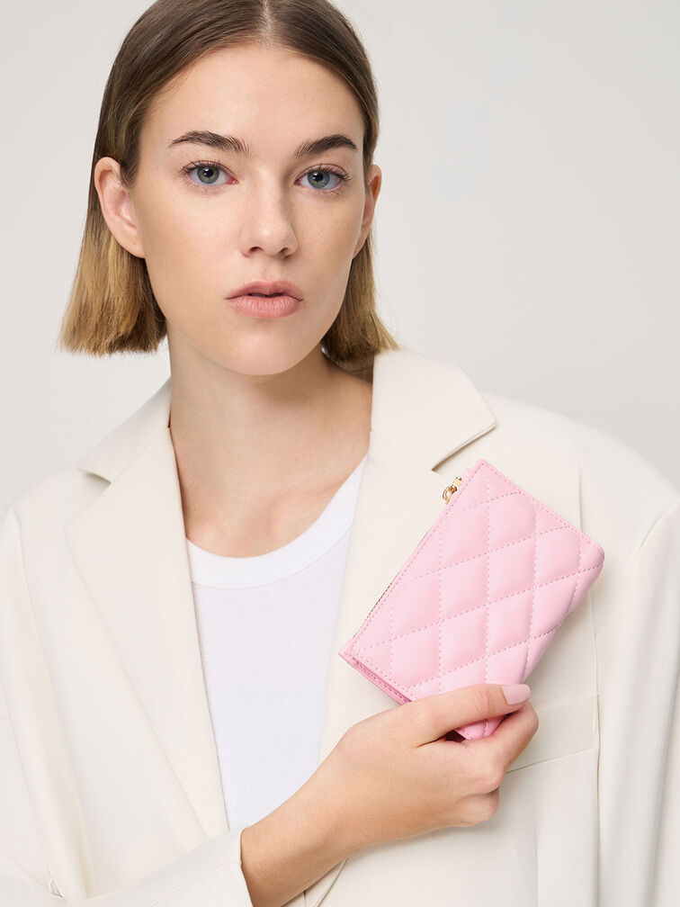 Lillie Quilted Mini Wallet, , hi-res