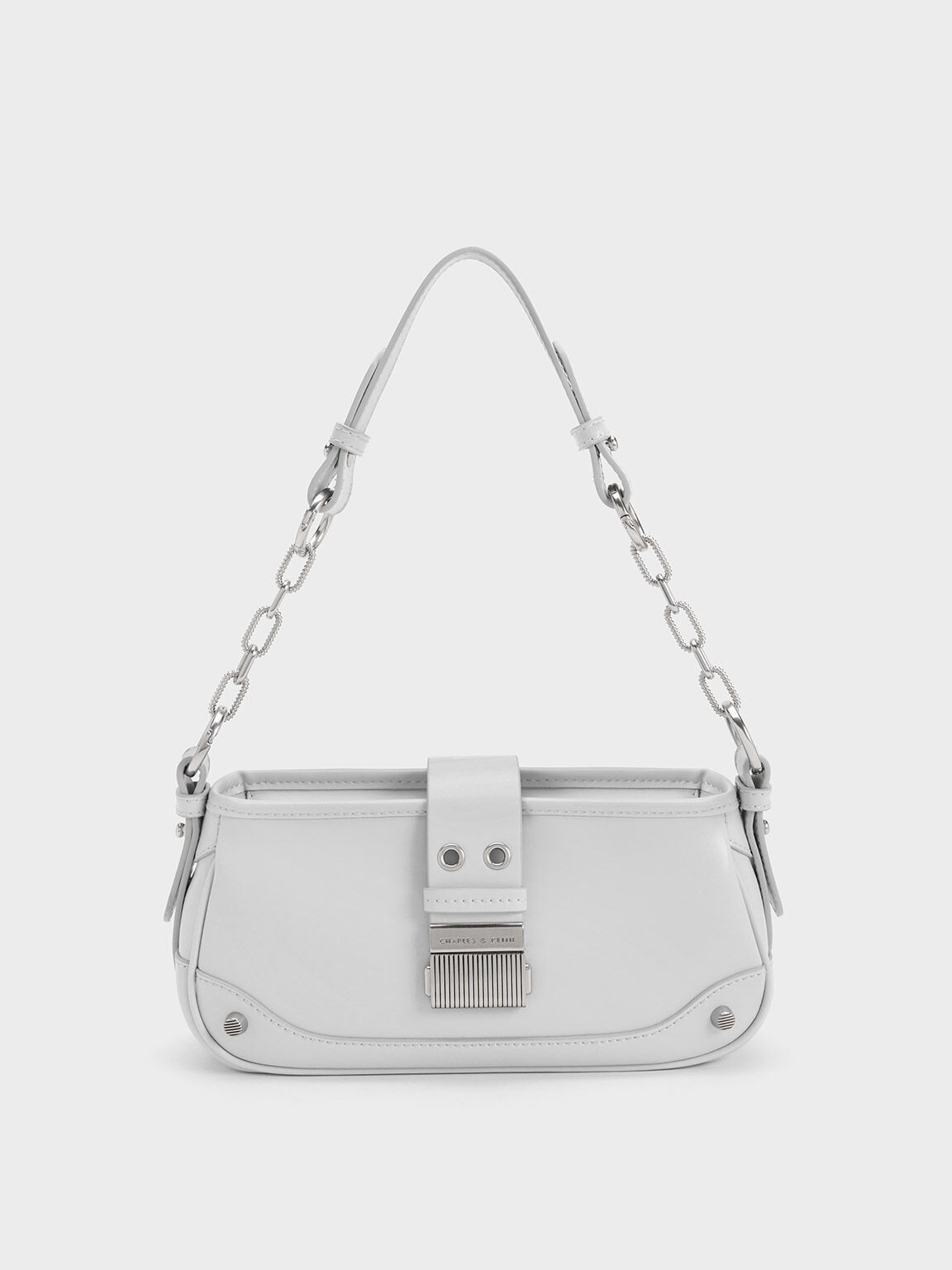 Grey side top bag