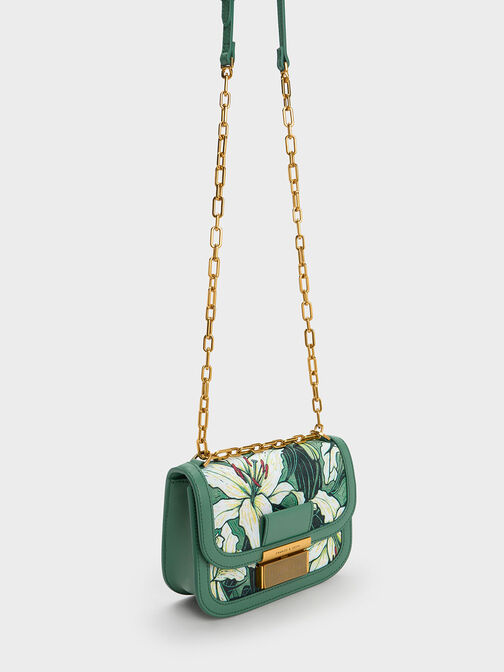 Charlot Botanical Print Bag, , hi-res