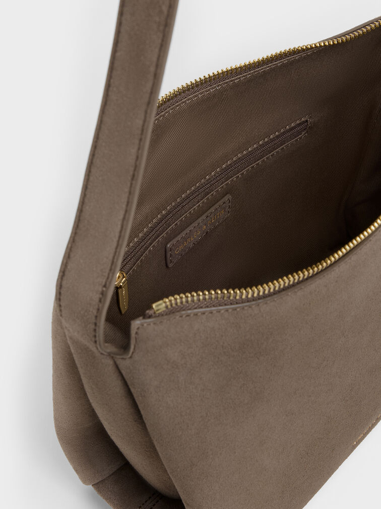 Zephyr Hobo Bag, Stone Grey, hi-res