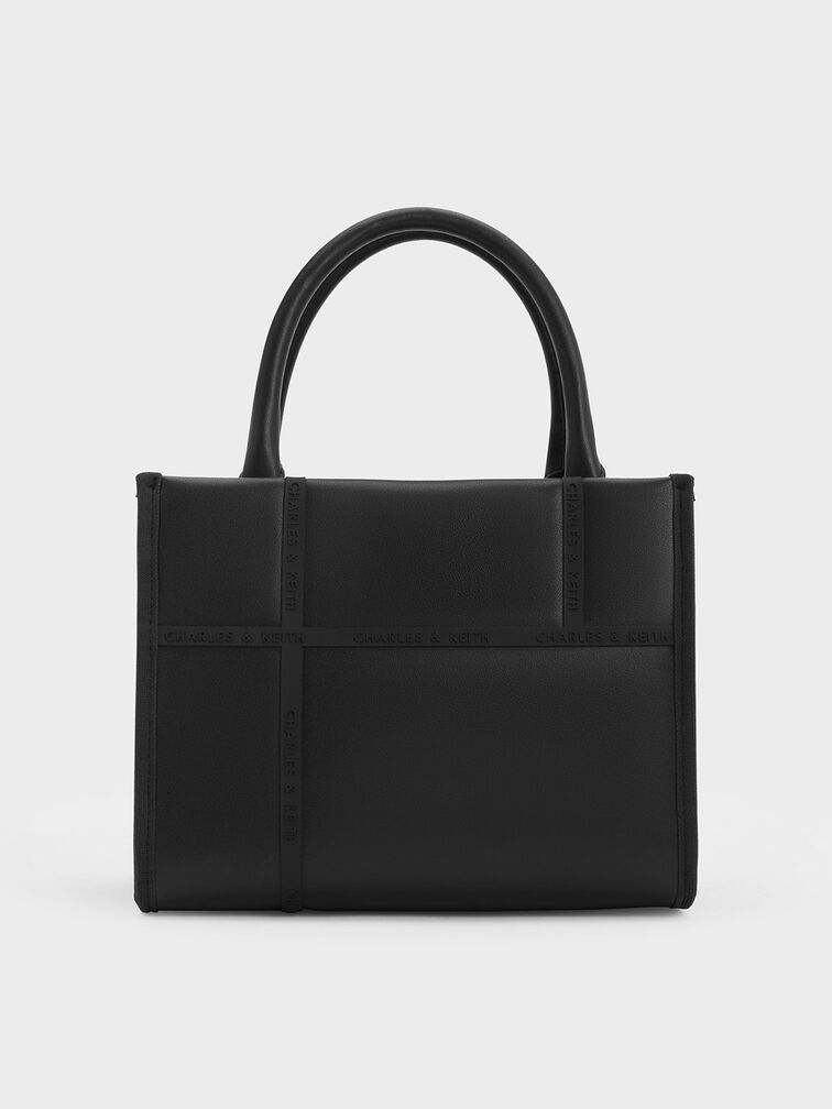 Avenue Contrast-Trim Tote Bag, , hi-res