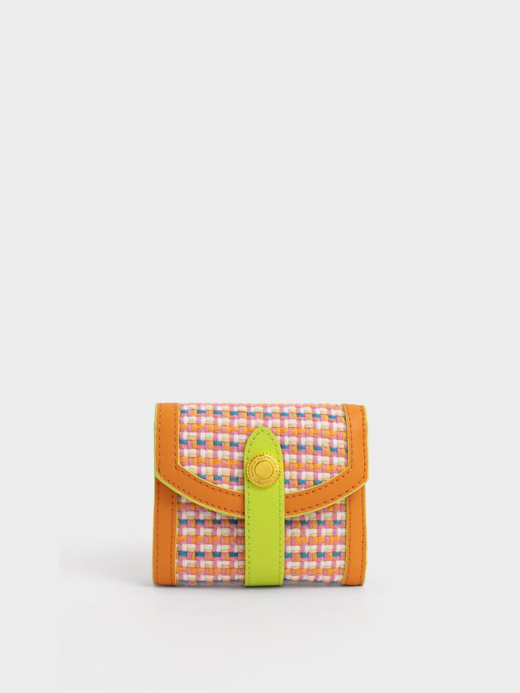 Este Belted Tweed Small Wallet, , hi-res