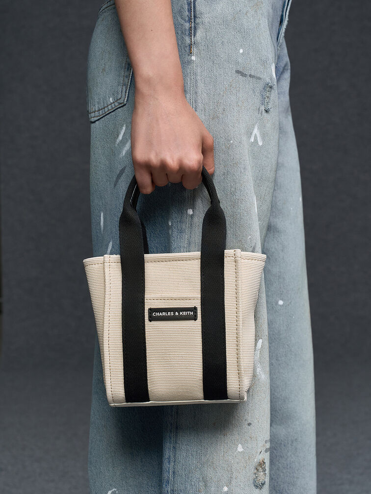 Mini Kay Canvas Tote Bag, Multi, hi-res