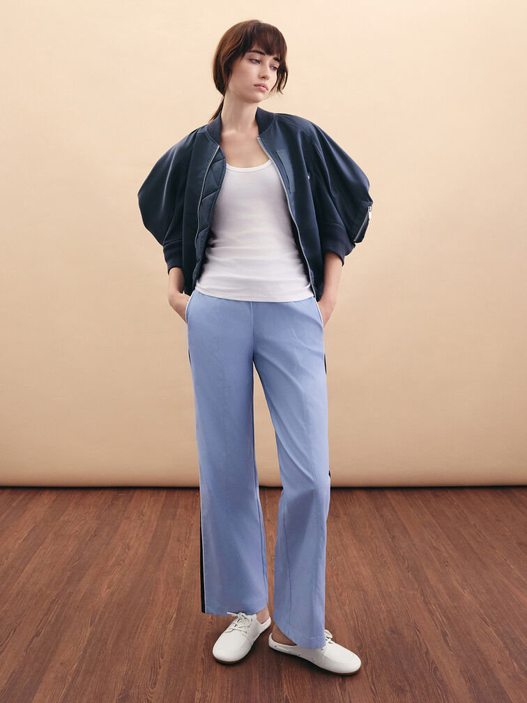รองเท้าโบ๊ทชูส์แบบสวม, สีขาว, hi-res
