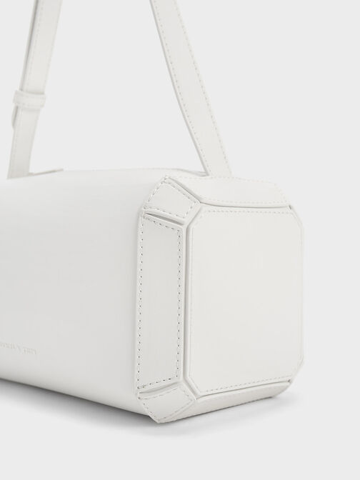 Geometric Boxy Shoulder Bag, , hi-res