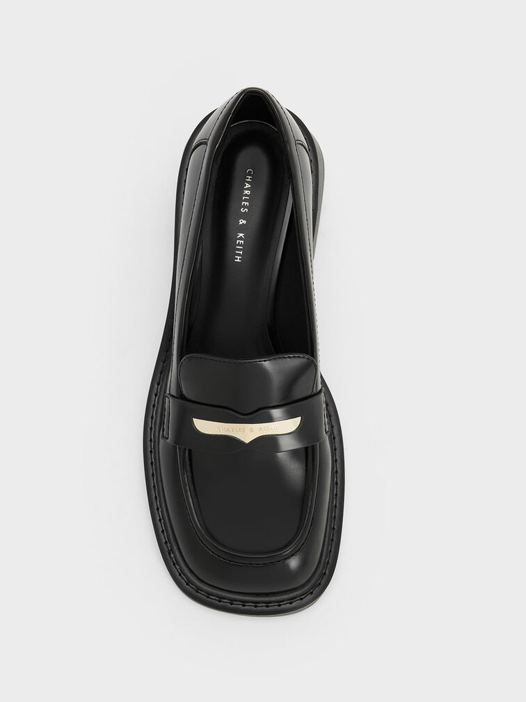 Metallic Penny Tab Loafers, , hi-res