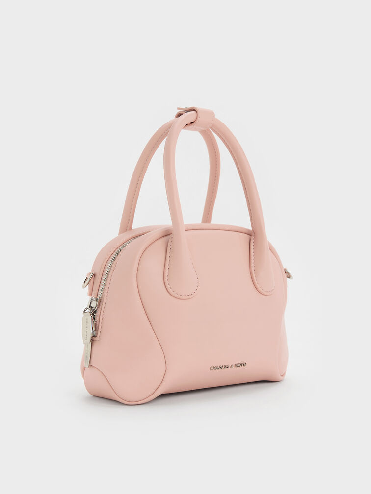 Nelly Bowling Bag, Light Pink, hi-res