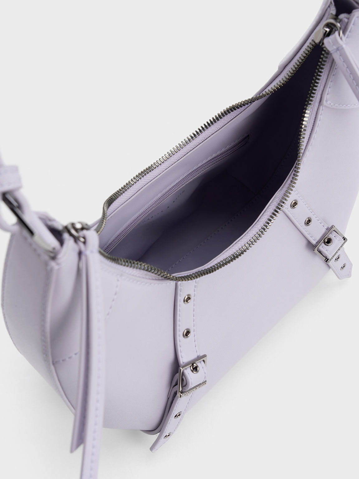 The leather grommet detail bag outlet
