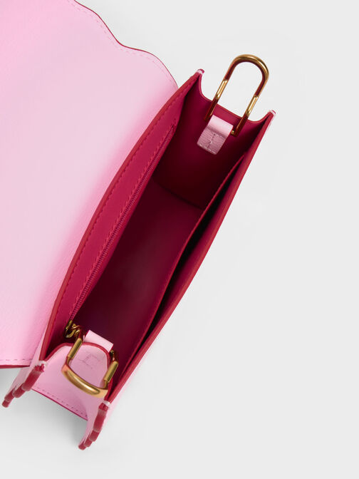 Waverly Scallop-Trim Bag, , hi-res